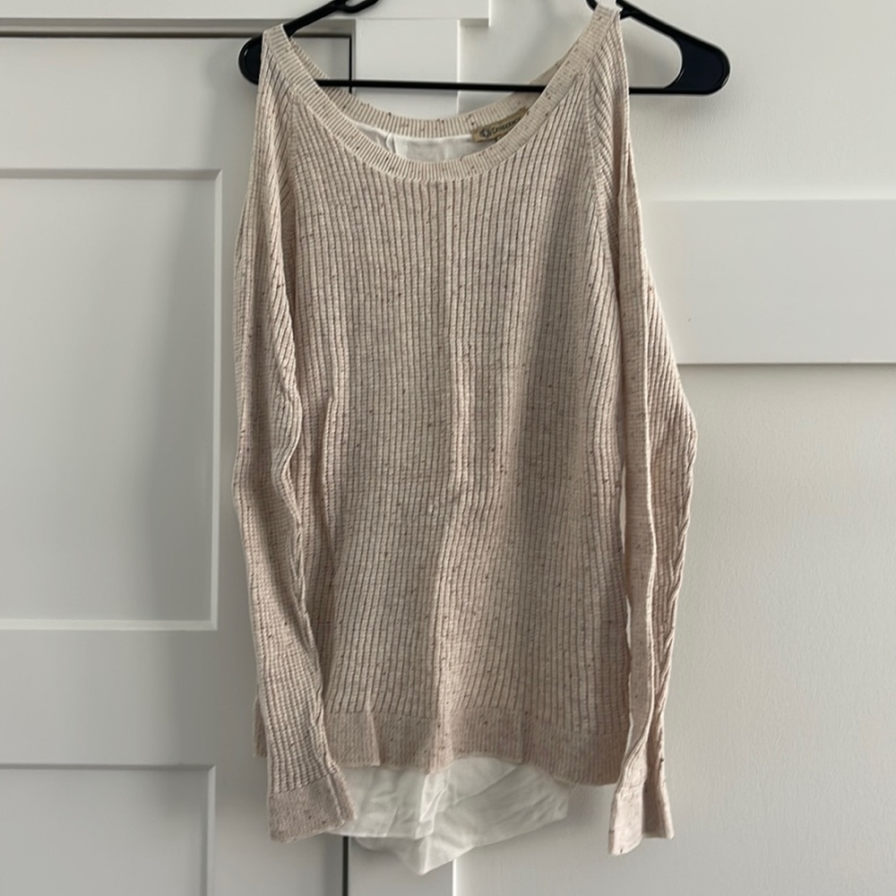 Cold Shoulder Sweater